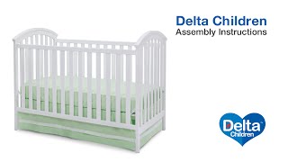 Delta Children Arbour 3in1 Crib Assembly Video [upl. by Diba386]