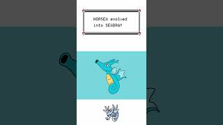 Horsea Evolves into Kingra  Pokemon Evolution Animation [upl. by Aniloj467]