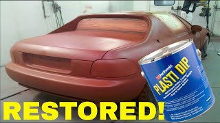 1995 Honda Del Sol Restoration Project  Plasti dip GLOSS RED [upl. by Eanore580]