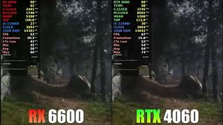 AMD RX 6600 vs RTX 4060 Black Myth Wukong Performance Test [upl. by Sharona]