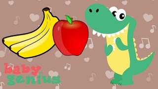 Apples and Bananas  Nursery Rhyme Cartoons for Kids  Baby Genius [upl. by Foulk241]