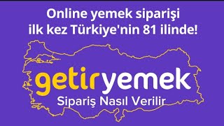 Getir Yemek Siparişi Nasıl Verilir  Getir Yemek Kart Ekleme [upl. by Uphemia]