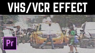 VHS Retro Camcorder Effect Premiere Pro Tutorial [upl. by Anahtor]