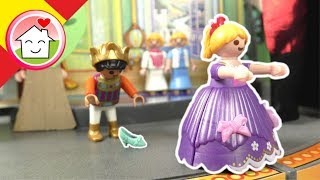 Playmobil en español Representación teatral de Lena Cenicienta para niños  La familia Hauser [upl. by Chafee56]