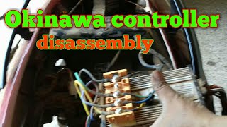 Okinawa electric scooter controller disassembly [upl. by Danyette]