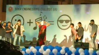 Deo deo song performance  SRKR engineering college Annual day celebrations2018 [upl. by Narag715]