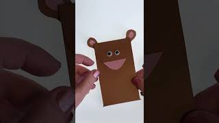 🧸✂️ Create a Cute Paper Teddy Bear with Your Kids Fun and Easy DIY Craft 🎨 [upl. by Chick991]