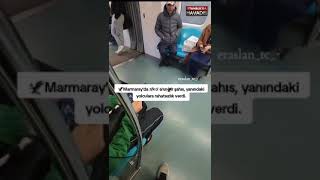 🦅Marmarayda alkol alan bir şahıs yanındaki yolculara rahatsızlık verdi [upl. by Burget]