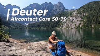 Deuter Aircontact Core 50  10 L Backpack Review [upl. by Dorcea312]