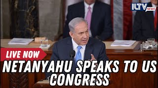 🔴LIVE NOW Netanyahu Speaks to US Congress [upl. by Grier]