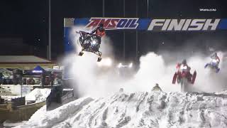 Snocross Round 2 Pro Lite Highlights  Shakopee MN [upl. by Weissman]