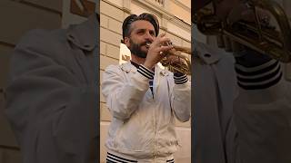 trumpet busking livemusic streetperformer myway [upl. by Hluchy]