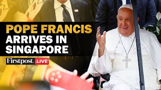 LIVE Pope Francis Arrives in Singapore as Final Stop on Asia Tour After East Timor Visit [upl. by Ahc375]