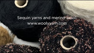 Sequin yarns and merino wool [upl. by Loughlin]