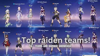 The Best Raiden Shogun Teams  Genshin Impact Guide [upl. by Yadrahs500]