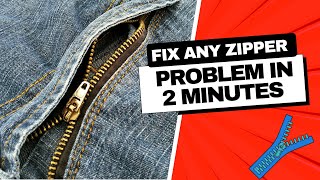 How to Fix Every Broken Stuck and Stubborn Zipper Ever [upl. by Bible]