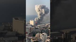 Beirut Fireworks Factory Explosion [upl. by Atikin]