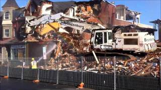 Downtown Allentown PA Demolition 01072012 4 [upl. by Nahte]