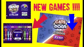 WINNING ON NEW CARDS  NEW CARDS NATIONAL LOTTERY SCRATCHCARDS D AND L [upl. by Kippy]