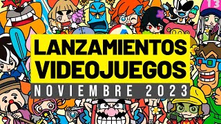 LOS VIDEOJUEGOS QUE SALEN EN NOVIEMBRE 2023 [upl. by Ljoka]