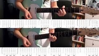 Belinda Says  Alvvays Guitar Cover w Tabs [upl. by Civ]