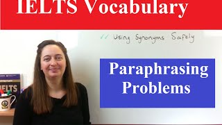 Vocabulary for IELTS Paraphrasing Tips [upl. by Dnumyar]