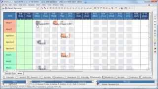 Asprova sample 21 demo  Plastic products mixing  injection using molds [upl. by Temhem123]