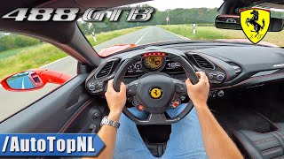 FERRARI 488 GTB CAPRISTO EXHAUST POV Test Drive by AutoTopNL [upl. by Atiuqcaj]