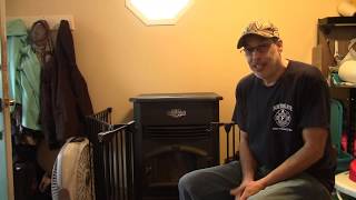 King Pellet Stove KP 130  Tricks for starting the pellet stove Purchased from Tractor Supply [upl. by Hiltan]