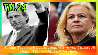 Wenige Tage nach Beerdigung Witwe von Christoph Daum †70 bricht ihr Schweigen [upl. by Yoong551]