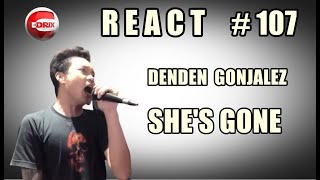 DENDEN GONJALEZ  SHES GONE  STEELHEART COVER BRAZILIAN REACTION [upl. by Ahtivak]