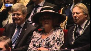 Koningin Beatrix op 50jarig jubileum UT [upl. by Navis]