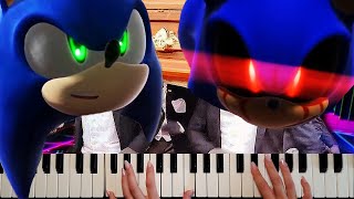 Dark Super Sonic VS SonicEXE  The Race  Kraken Theme PIANO COVER [upl. by Vasos]