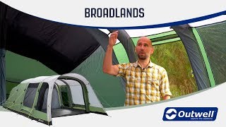 Outwell Broadlands 5A and 6A  Air Tent 2019  Innovative Family Camping [upl. by Ayle]