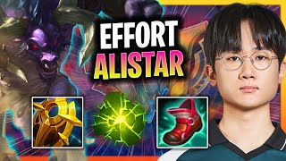 EFFORT IS INSANE WITH ALISTAR  BRO Effort Plays Alistar Support vs Rell Season 2024 [upl. by Mccourt521]