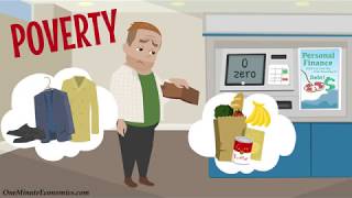 Poverty and Economic Inequality Defined Explained and Compared in One Minute [upl. by Ahsinert]