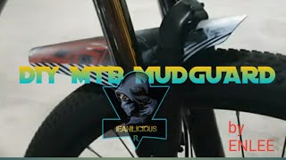 Diy ENLEE MTB MUDGUARD installation unboxing [upl. by Ger]