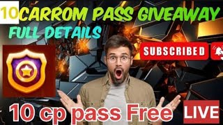 BIGGEST😱GIVEAWAY 😘4k subscribe complete kro👍 10 carrom paas free 😱 gift subscribe now and support [upl. by Holub]