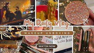 Makeup Asmr Unboxing  My Daily Vlog [upl. by Rubie]