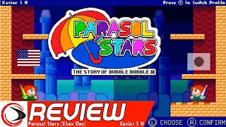 Parasol Stars The Story of Bubble Bobble III Xbox One Review Rogue Gaming [upl. by Cindelyn575]