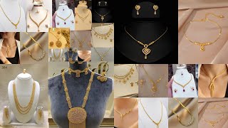 Lightweight Dailywear Gold Necklace Designs  gold chain design for girls  latest gold chain design [upl. by Eibur]