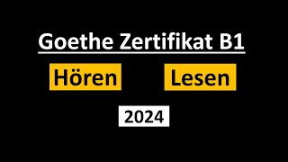 Goethe Zertifikat B1 Hören Lesen Modelltest mit Antworten am Ende  Vid  239 [upl. by Glyn]