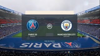 Fifa full football game between PSG and Manchester city 120 min game to penalty moment [upl. by Bekah]