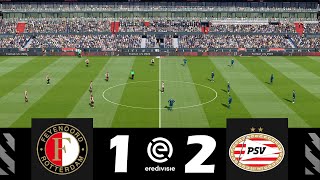 Feyenoord vs PSV 12  Eredivisie 202324  Match Highlights [upl. by Thanh954]