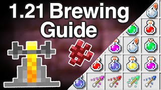 Ultimate Minecraft Brewing Guide Minecraft 121  New Potions in 121 amp How to Brew Every Potion [upl. by Kikelia]