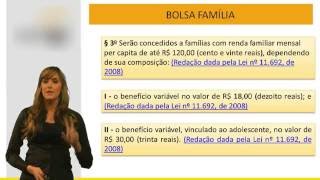 Concurso CAIXA  Lei 10839  Bolsa Família [upl. by Prakash]