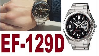 Casio Edifice EF129D1A [upl. by Eimirej223]