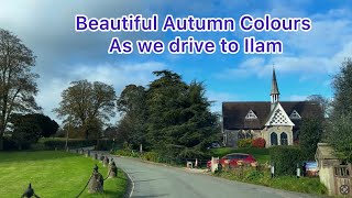 This time we’re driving from Derbyshire to Ilam in the Staffordshire Peak District in Autumn [upl. by Ttennej]