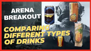 Arena Breakout comparing different types of drinks [upl. by Talich780]