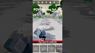 POVfai una 1v1 col bro roblox jujutsushenanigans [upl. by Budwig]